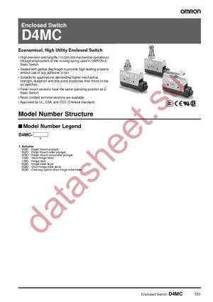 D4MC-5040 datasheet  